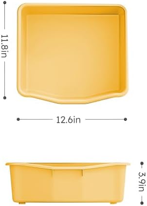 Miniatura 4 de Estante organizador de almacenamiento de juguetes, estante para libros para niños con 6 contenedores, gabinete de organización de sala de juegos,