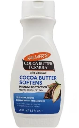 Palmers Cocoa Butter Body Lotion Deep Daily Moisturising Skin Therapy with Vitamin E for Dry Skin Evens Skin Tone & Smooths Marks 48 Hour Hydration Fast Absorbing 250 ml