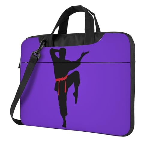Bolsa para laptop con correa acolchada maletín resistente de gran capacidad