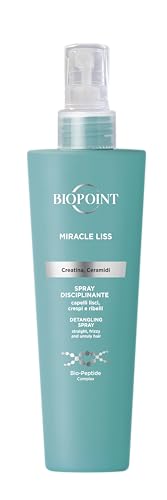 Biopoint Miracle Liss - Spray Capelli Senza Risciacquo 72h, Azione Anticrespo, Lisciaggio 72h, Dona Morbidezza e Leggerezza, 200 ml