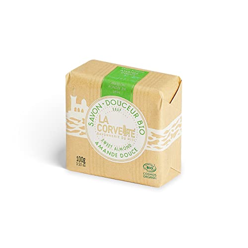 La Corvette Savon Douceur Bio Amande Douce, 100 g