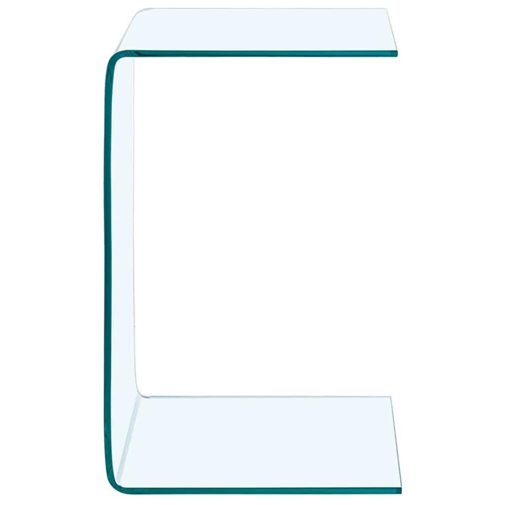 Générique Stolik pomocniczy 40x40x60 cm szkło hartowane | Toe sofy, uchwyt na telefon, Zastosowanie poziome lub pionowe, stabilne i trwałe