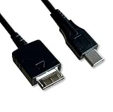 WMポート USB タイプC ケーブル DACオーディオ対応 充電 データ転送 ウォークマン用 1.0m コード Walkman対応 接続端子 WM-PORT to Type-C オーディオ 充電器 OTG cable (USB-C)
