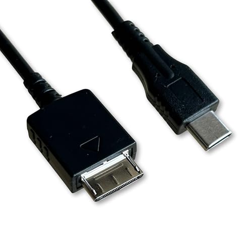 WMポート USB タイプC 充電ケーブル データ転送 ウォークマン用 1.5m コード Walkman対応 接続端子 WM-PORT to Type-C オーディオ 充電器 OTG cable (USB-C)
