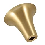 BUGUUYO 純銅製ランプソケット 壁灯用喇叭形ホルダー 耐久性の銅材質 精密加工の尖杯デザイン 照明器具交換用アクセサリー