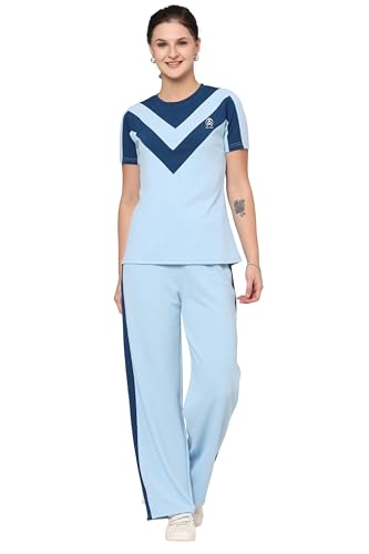Image of Women's Activewear Set | Stylish Two Piece Track Suit with Printed Top & Jogger Pants | Ideal for Sports, Gym & Casual Outfits