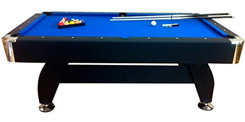 Billardtisch 7 ft Model Blue Sea Pool Billard Tisch blau mit Zubehör robust 145 kg – Bild 4