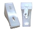Generico Supporto a levetta 7 cm in plastica Mottura profilo staffa ricambi bastone tenda