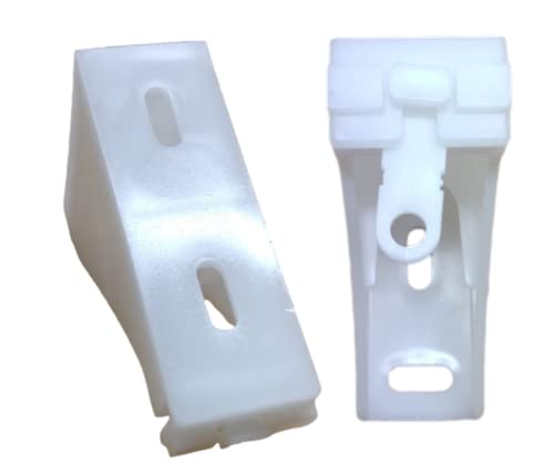 Immagine prodotto: Generico Supporto a levetta 7 cm in plastica Mottura profilo staffa ricambi bastone tenda