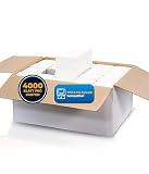 Hygiene Guru® Papierhandtücher hochweiß – 4.000 Blatt [V-Falz, Zickzack-Faltung, 2-lagig, 25×21 cm] – Recyclingmix für Tork H3 Spender – lebensmittelecht & ideal für Praxis, Büro, Küche & mehr