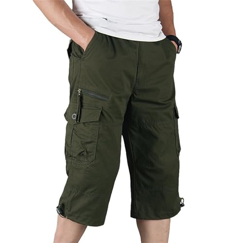 Shorts casual cargo deportivos de algodón para hombre miniatura 6