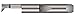 Micro 100 QPR8-230500 Profiling Tool - Radial Profiling - Quick Change, 252" Min Bore Dia, 1/2" Max Bore Depth, 080" Proj, 0738" Offset, 008" Corner Rad, 5/16" Shank Dia, 2" OAL, Uncoated