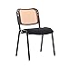 HWH Chaise de conférence, formation du personnel, chaise empilable, support de haute charge, chaise de bureau durable, dossier de bureau et chaise pour ordinateur Orange