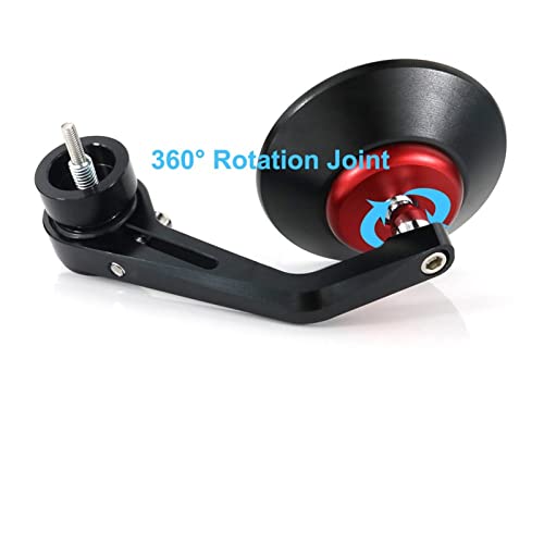 Espejos de manillar antirreflejos para Kawasaki Z650 Z900 con visión lateral ampliada negro 3