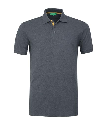 Image of United Colors of Benetton Shirt for Men | Tees for Man | Half Sleeves Plain Stylish Regular Fit Polo | Collar Tshirt | T-Shirt | Stylish Mens Tshirt
