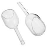 Gatuida Nacelle de pesée pour le laboratoire verre 2 pièces 30x85 mm, entonnoirs miniature...