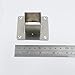 Wealrit 4 PCS Square Post Bases Deck Post Brackets Stainless Steel Flange Anchor Bases Heavy Duty for Fence Deck Railing Support Brackets Fence Holders (1.22