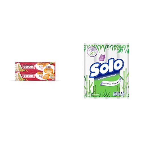 Cook Buzdolabı Poşeti 3+1 Ekonomik Paket, Orta Boy 24 x 38 cm x1 + SOLO 16'lı x1