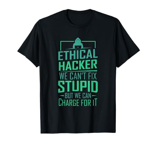 Hacker Camiseta Programador Codificación Hacking Ético Hacker Camiseta