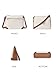 WESTBRONCO Crossbody Bags for Women, Medium Size Shoulder Handbags, Wallet Satchel Purse with Multi Zipper Pocket Beige with Brown