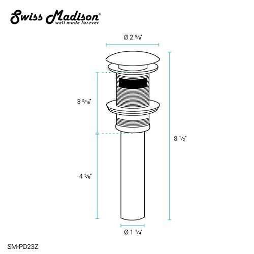 Desagüe para fregadero Swiss Madison SM-PD23Z bronce miniatura 4