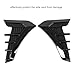 Keenso Side Vent Cover,1 Pair Rubber Car Front Fender Vent Cover Trim Decoration Sticker Universal for Most Cars Baffles/Guard Strips/Friction Strips