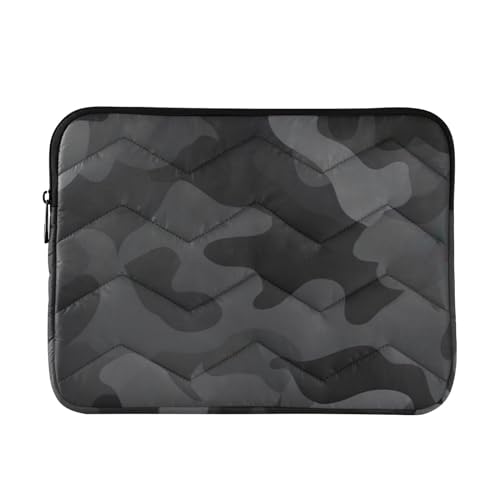 Funda para portátil 13-14 pulgadas camuflaje negro