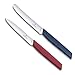 Price comparison product image Victorinox Swiss Modern Set of Paring Knives Set of 2, Tomato Knife, Paring Knife, Wavy Edge, Straight Edge, Extra Sharp, Swiss Made, Bold