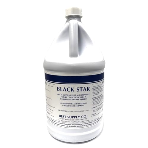 BLACK STAR MRO Chem Rust Converter - Converts Rust on Any Steel Surface - 1 Gallon