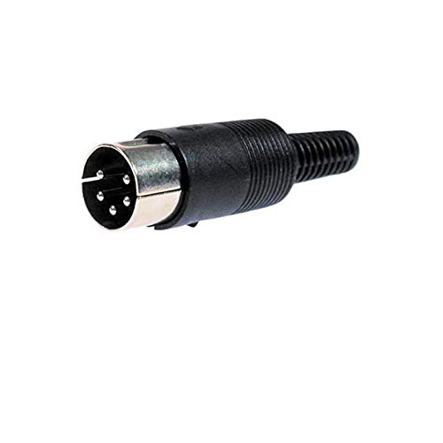 Connettore 1 spina din 5 poli 180° a saldare