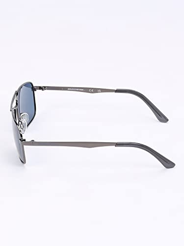 Image of Skechers Men Aviator Grey Polarized Sunglasses, Large