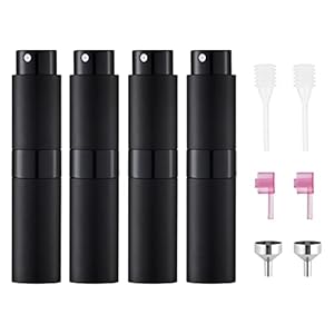 Owlyee Perfume Atomizer (8ML) Travel Cologne Spray Bottle, Mini Empty Sprayer Dispenser for Fragrance Sample to Women…
