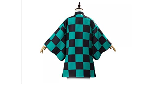 CAPA KIMONO TANJIRO + BRINCOS DEMON SLAYER KIMETSU NO YAIBA