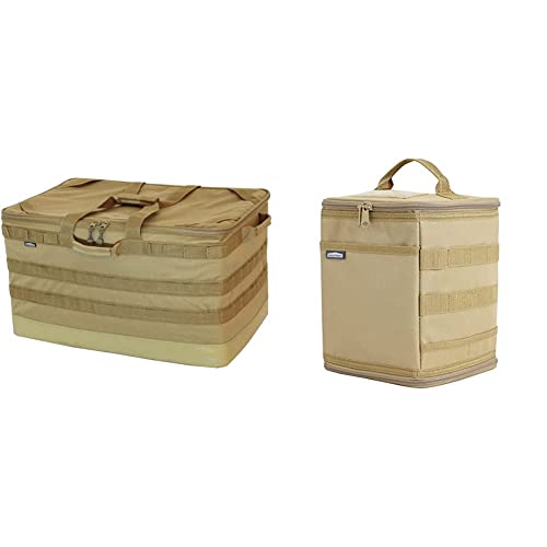 WHATNOT(ワットノット) ギアコンテナ 収納コンテナ ツールボックス アウトドア 収納袋 持ち運び GC-01-SB &...