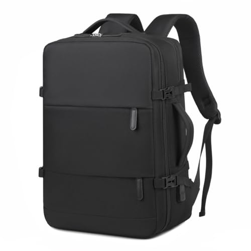 TOKSHOP Mochila para Notebook 15.6 Polegadas Impermeável Executiva Reforçada Unissex 22 Litros (Preto)