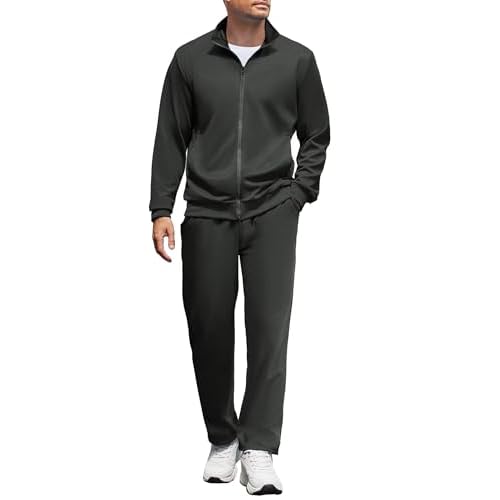 COOFANDY Men’s Tracksuits Casual Sweatsuit 2 Piece Full Zip Athletic Jogging Suit Sets Sport Sweat Suit