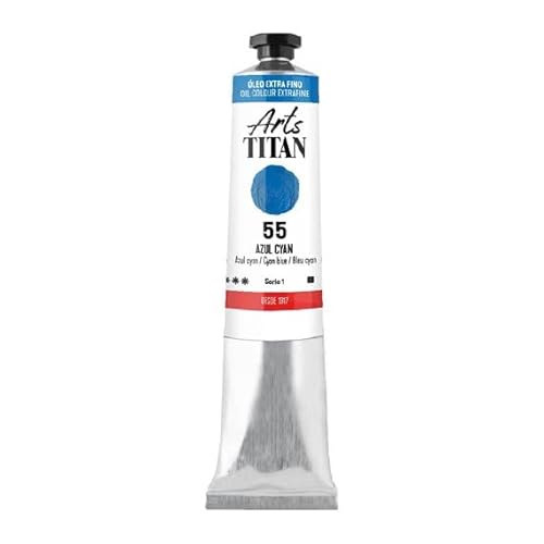 ÓLEO AZUL CYAN TITAN Extrafino 6 - 20ml. Nº 55 Cover