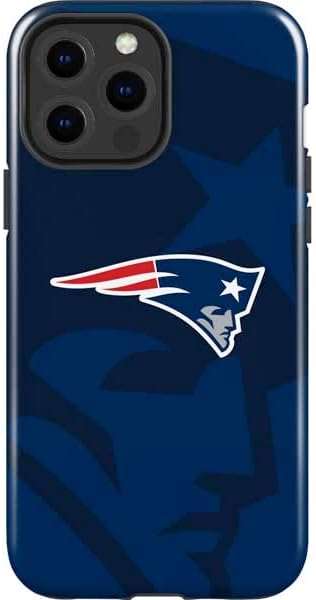 Skinit Impact Phone Case Compatible with iPhone 14 Pro Max - Officially Licensed NFL New England Patriots Double Vision Design