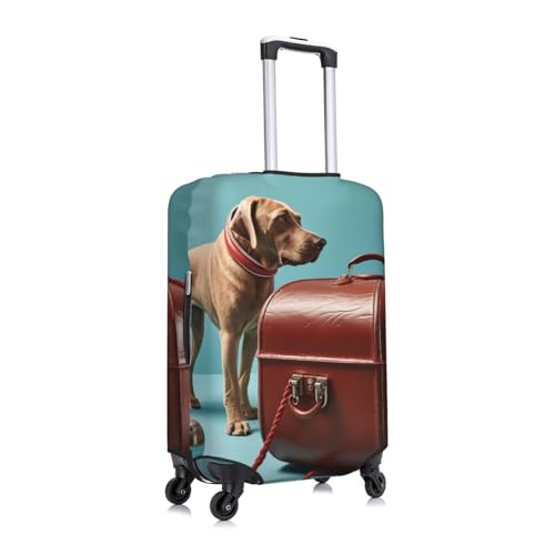 Luggage Cover Elastic Washable Suitcase Cover Dustproof Suitcase Protector Personalized Dog And Suitcase Travel Luggage Baggage Covers For 18-32 Inch3