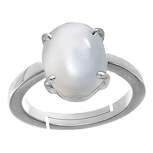LMDPRAJAPATIS 5.00 Ratti / 4.25 Carat Certified Panchdhatu White Opal Gemstone Silver Adjustable Ring For Men And Women (B0BBTTCYLK) Amazon Price History, Amazon Price Tracker