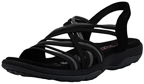 Skechers Reggae feminino slim simply stretch, Preto, 37