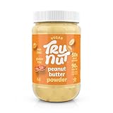 Tru-Nut Peanut Butter Powder - Made with Natural Ingredients - Vegan, Low Carb, Gluten Free, Non GMO - Low Calorie Peanut Butter Protein Powder - Peanut Butter Flavor, 16oz