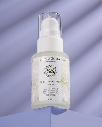 Image of Sira & Soma Brightening Face Serum|Ayurvedic Formula|Fruit Extracts|Aloevera|Vitamin C & Shata Dhauta Ghrita|Remove Pigmentation Naturally|Brightening Anti Acne|Ayurvedic Formula|30 Ml