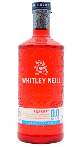Whitley Neill - Raspberry 0.0% - Non Alcoholic Alcohol Free Spirit 70cl 0.0% ABV