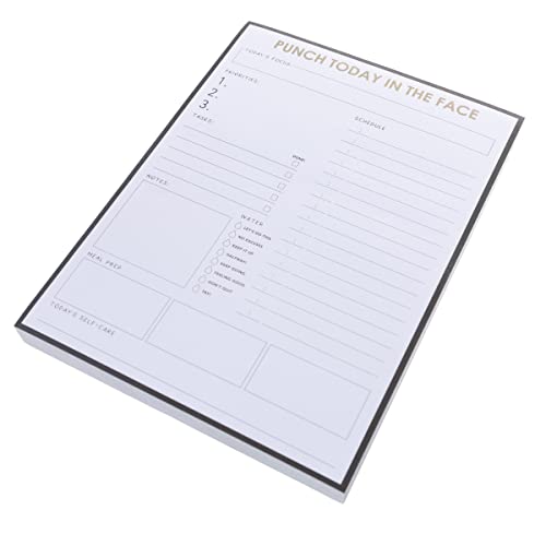 Image of Graphique Punch Today To-Do List Notepad | 150 Tear-Away Sheets | Task Planner | Daily Organizer | Memo Writing Pad | Priority Checklist | Undated | 6' x 8'