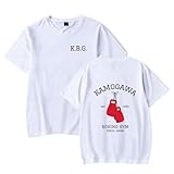 Anime Hajime No Ippo Kamogawa Boxing Gym Tshirt Makunouchi Takamura Tshirt Men/women Top (Large,2)