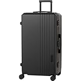 [レジェンドウォーカー] CHALLENGER スーツケース 細フレーム 省スペース 頑丈 クッション付き静音ダブルキャスター TSAロック(Mサイズ/7泊～/91/5114-70 アーバン ブラック)