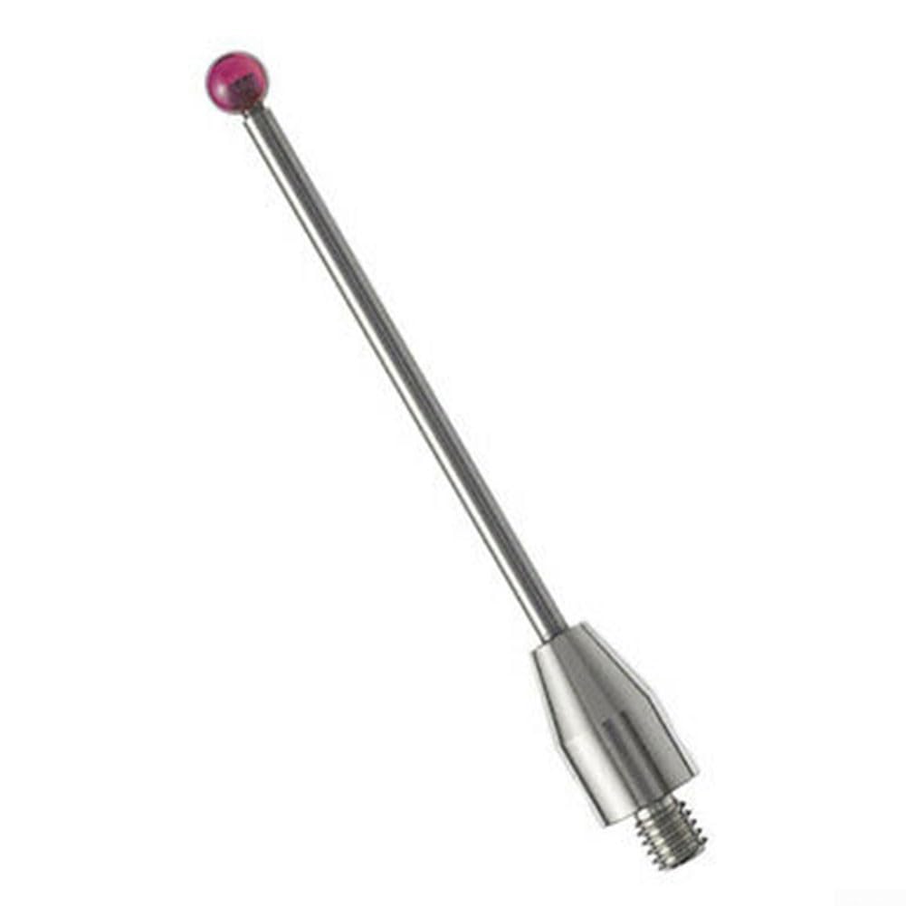 A-5003-3680 CMM Probe Stylus 50mm Lungo 3mm Diametro Punta Filettatura Acciaio Bianco Gambo Alta Rigidità per la Misurazione di Macchine Utensili