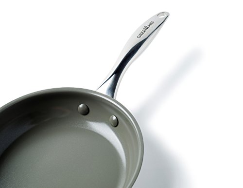 Greenchef Profile Plus Non-Stick 28Cm/3.6 Litre Wok, Stainless Steel, Pfas Free, Silver #TOP2