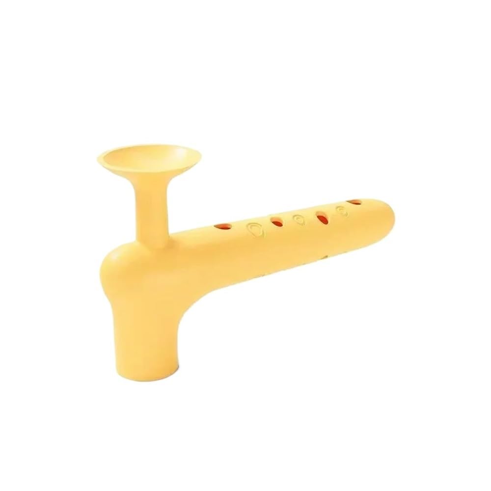 TIANSHENGQI Thickened Silicone Door Handle Protective Cover Bathroom Suction Cup Pull Glove Anti-Collision(Yellow)